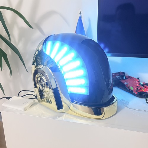 Robot daft punk helmet chrome - punk,