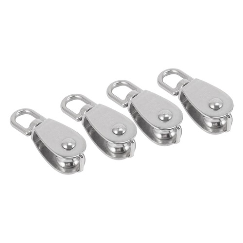 4pcs single pulley - 4pcs,