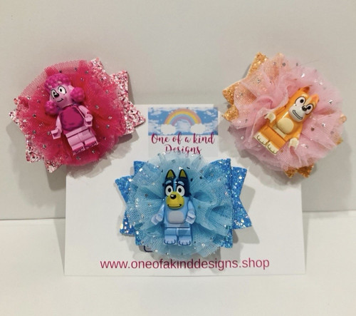 Bluey lego glitter - lego, tulle