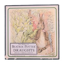 World of Beatrix Potter DRAUGHTS Set Special Cabbage Version 1988 Peter Rabbit