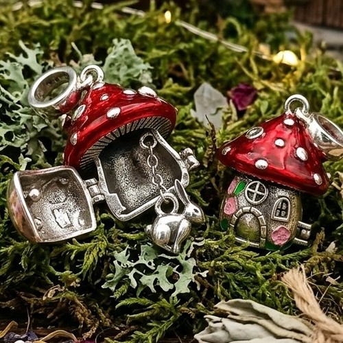 925 sterling silver mushroom - 925,