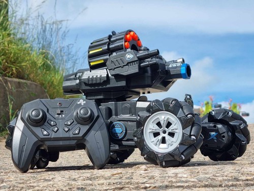 Remote control battle tank - control,