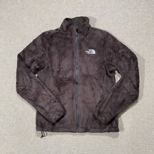 The North Face Fleece Jacket Womens Small Brown Deep Pile Teddy Sherpa Zip Up