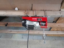 Electric Hoist Lifting Cable Winch With Wired Remote Control Lifter, 200kg loads