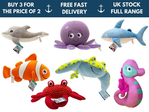 Plush sealife knitted ocean - plush,