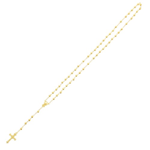 Beaded rosary necklace - beaded,