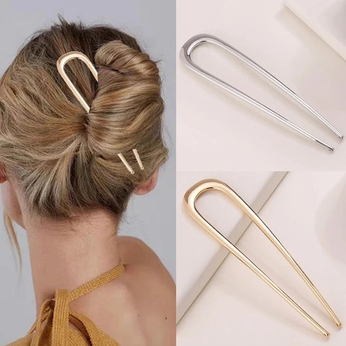Shaped hair pin metal - u,