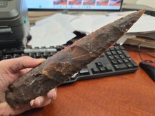 AGATE STONE SPEARHEAD