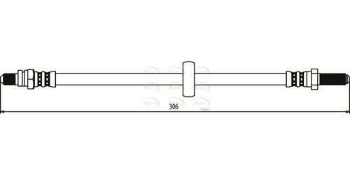 Apec rear left - rear, brake