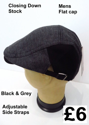 Mens flat cap one - cap, size