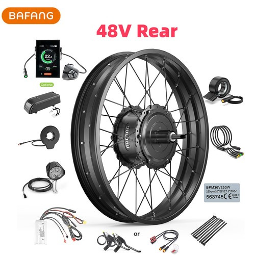 48v100o bafang rear - 26", 20''