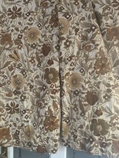 2 Vintage Arts & Crafts Fabric William Morris? Type Curtain Panels 140X175cm B41