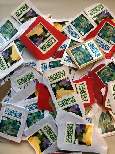 100 2nd class stamps - 100, unfranked