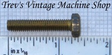 0BA hex head set screws - brass - 1 1/4in long - optional nuts - Qty 2-10