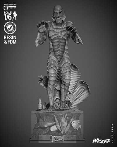 Horror classic creature - horror, black