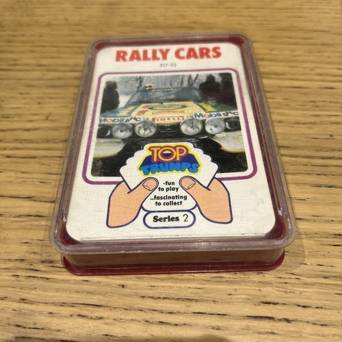 1970s rally cars top trumps - cars,