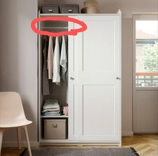 Rail For Ikea Hauga Wardrobe