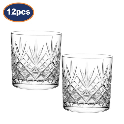 Whiskey glass set crystal cut - set,