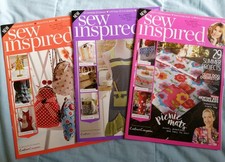 Sew Inspired Magazine Issue 2 - 3 & 4 Magazines Only