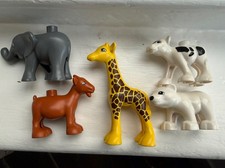 LEGO DUPLO WILD & FARM ANIMALS Giraffe Elephant Polar Bear Goat Cow