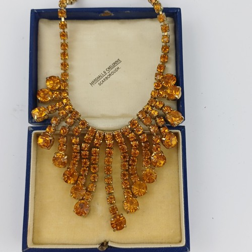 Vintage 50s amber - vintage, paste