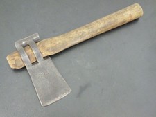 UNUSUAL VINTAGE PATENT AXE HATCHET CHOPPER NEEDS A NEW HANDLE