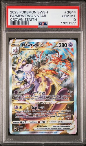 Psa mewtwo vstar gg44 - 10,