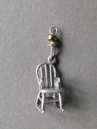 Bent wood rocking chair charm - rocking, charm-