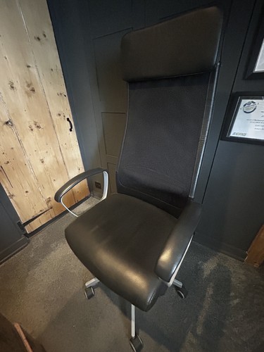 Ikea markus black faux leather - markus,