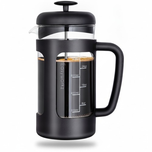 French press coffee maker - press,