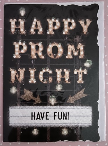 Prom night greeting - night, card