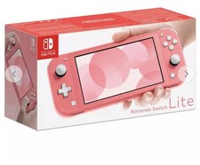 Nintendo Switch Lite Handheld in Coral Pink. NEW and boxed