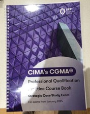BPP CIMA Practice Course Book Strategic Case Study Exam - for exams from Jan ‘24