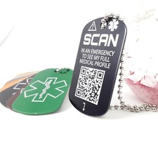 Medical Alert Necklace QR Code