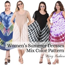 Women Umbrella maxi dress with or without Sleeves Pack of 5pc Wholesale Lot Mix