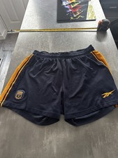vintage liverpool shorts 2000/02 Reebok Blue Gold Large 