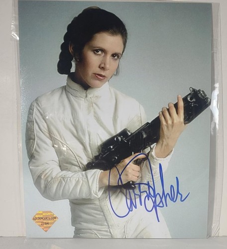 Star wars carrie fisher signed - carrie,