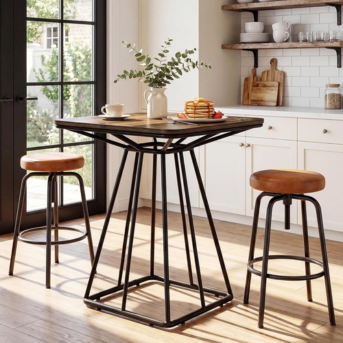 Square bar table - square,