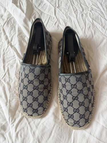 Gucci double logo beige blue - gucci,
