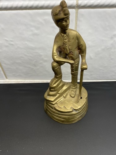 Vintage brass coal miner - vintage,