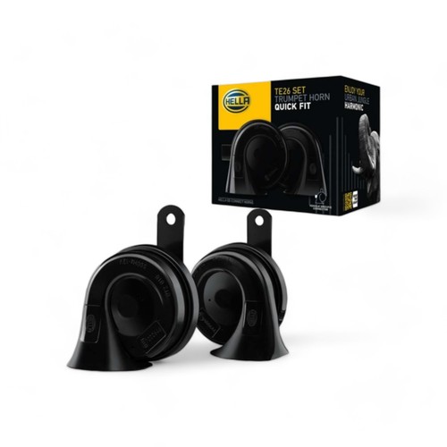 Hella 12v twin trumpet horn - hella,