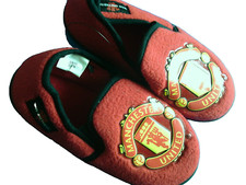 New Official Manchester United Football Club Infants Slippers UK C4/5  EU 21/22 
