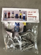Slot Car Scenics Team Managers S R A F 09 for Scalextric Scenery