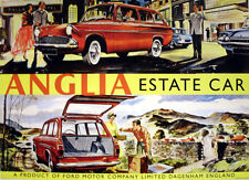 FORD ANGLIA ESTATE SHOWROOM DEALER POSTER Print Picture Poster A1 Aprox