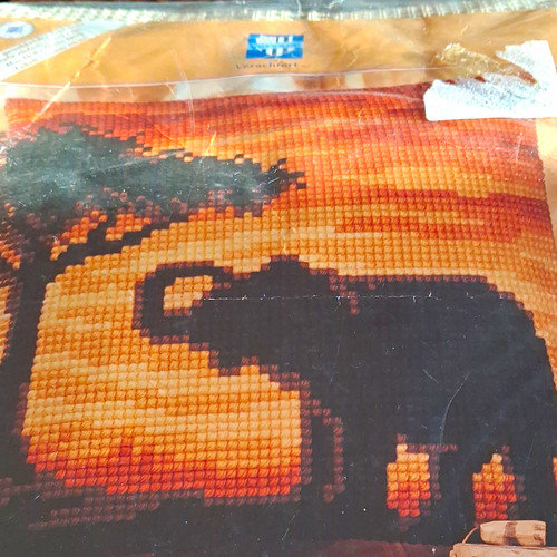Rto elephant needlepoint - elephant,