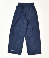 MOUNTAIN WAREHOUSE Boys Tracksuit Trousers 7-8 Years Navy Blue Sports RH08