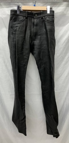 Kushitani leather pants - leather, black