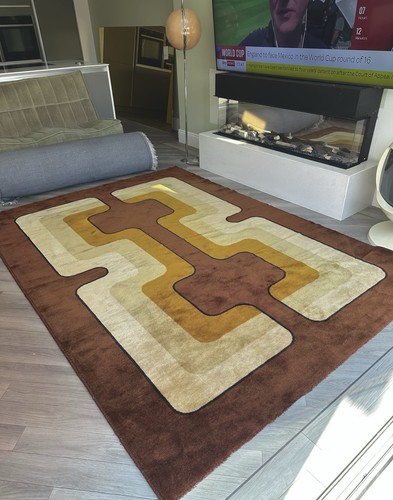 Rug vintage retro space - vintage,