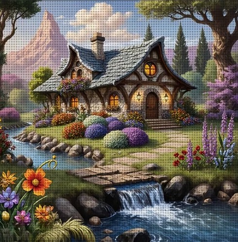 Fairytale cottage printed - fairytale, 11