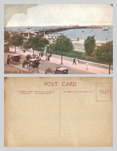 Vintage postcard esplanade - -,
